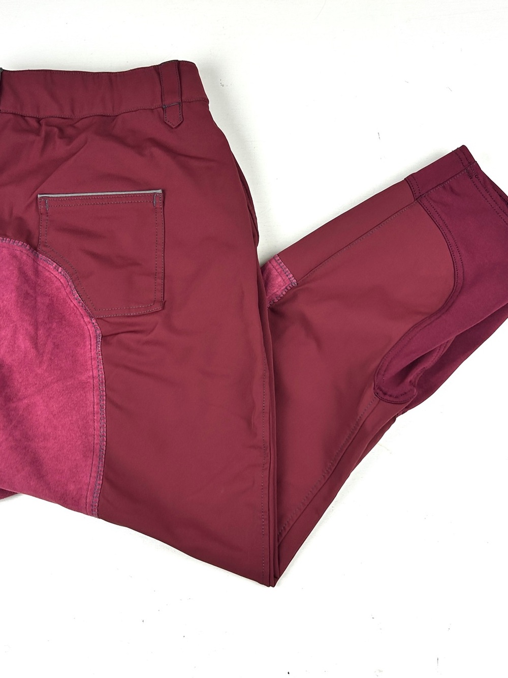 Piper Womens Breeches Sz 48R SMARTPAK Stretch Horse Equestrian Sueded Leg